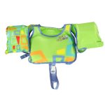 AQUASTAR Zelená plavecká vesta s rukávmi – Obrázok 3