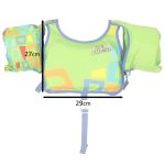 AQUASTAR Zelená plavecká vesta s rukávmi – Obrázok 6
