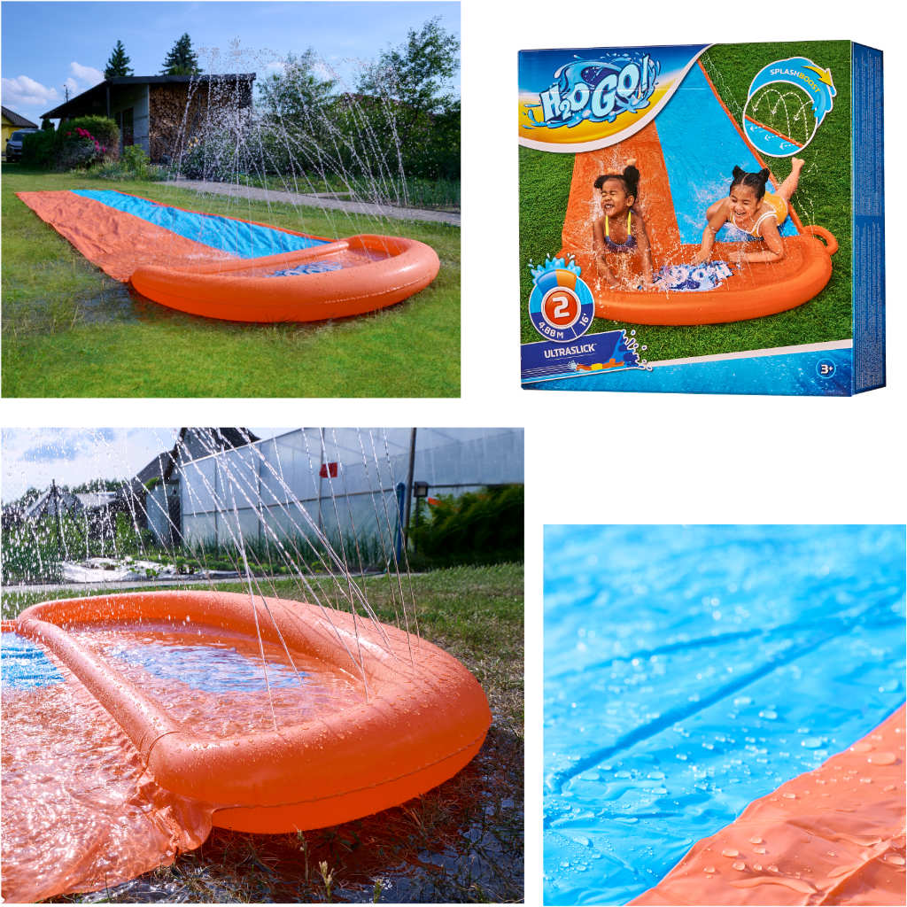 KX4032_1 Mata zabezpieczająca gąbka do trampoliny 305cm 2 BESTWAY 52328 Vodná šmykľavka dvojitá šmykľavka – Obrázok 1