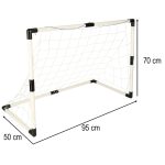 Detská tréningová futbalová bránka 95 x 48 x 70 cm – Obrázok 12