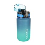 Fľaša na vodu športová fľaša s náustkom BPA FREE 600ml modro-zelená – Obrázok 4