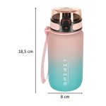 Fľaša na vodu športová fľaša s náustkom BPA FREE 600ml ružovo-modrá – Obrázok 11