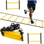 Koordinačný gymnastický tréningový rebrík žltý – Obrázok 8