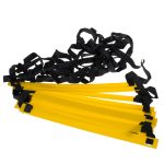 Koordinačný gymnastický tréningový rebrík žltý – Obrázok 3