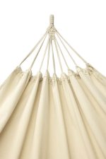 Záhradná hojdacia sieť boho 200cm ecru – Obrázok 4