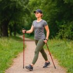 Nordic walking palice skladacie 2 kusy červené – Obrázok 8