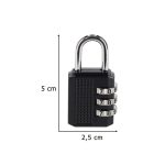 Zámok na visiaci zámok Cipher pre kufor – Obrázok 12
