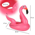 Nafukovací detský pontón na kolesách flamingo – Obrázok 9