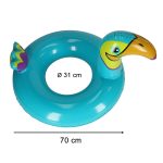 Nafukovací detský plávací kruh Toucan 70cm – Obrázok 5