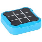 Kruhový kríž kríž elektronická logická hra tic tac toe prenosná konzola modrá – Obrázok 3