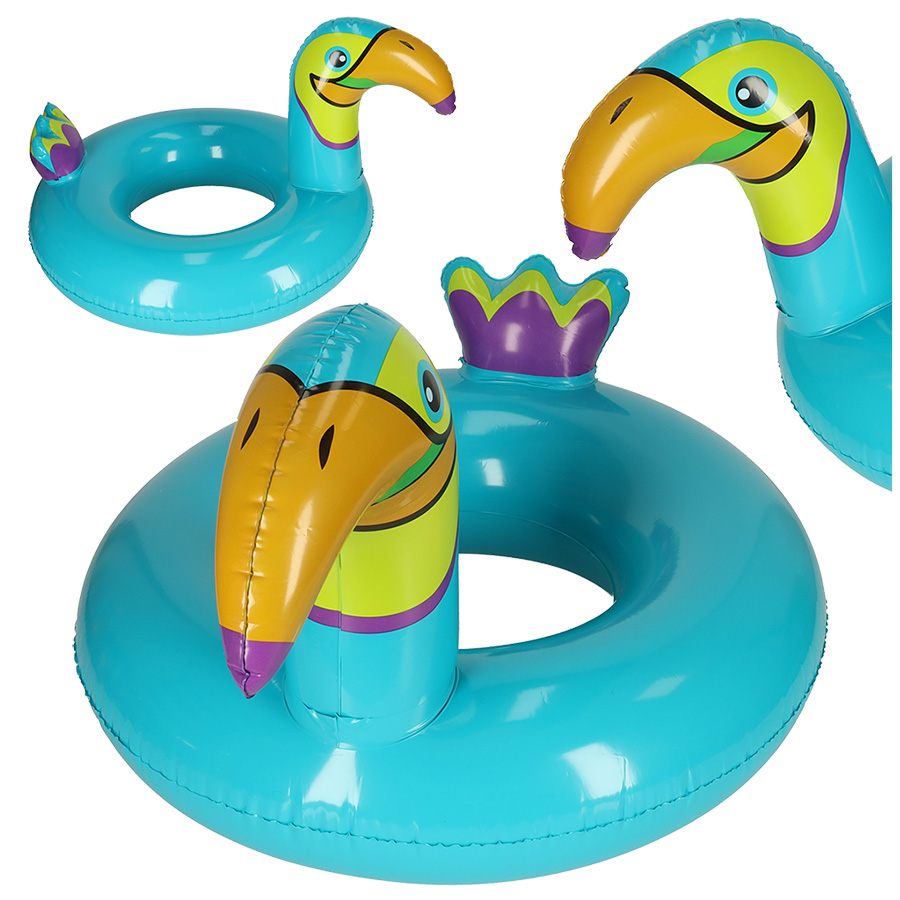 Kolo-do-plywania-dmuchane-tukan-70cm-max-40kg-133824 Nafukovací detský plávací kruh Toucan 70cm – Obrázok 1