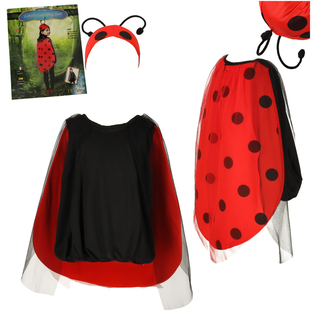 Kostium-stroj-karnawalowy-przebranie-biedronka-rozmiar-S-165064 Karnevalový kostým Ladybird veľkosť S – Obrázok 1