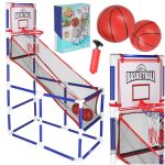 Basketbal športové arkádová hra prenosný basketbal 2 lopty čerpadlo