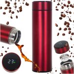 Termoska hrnček smart LED 500ml bordová – Obrázok 6
