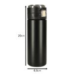 Termohrnček s náustkom LED termoska 420ml čierny – Obrázok 2