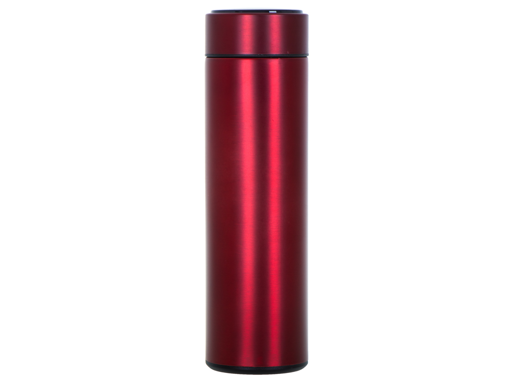 Kubek-termiczny-termos-smart-LED-500ml-bordowy-1007611 Termoska hrnček smart LED 500ml bordová – Obrázok 1