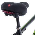 L-BRNO Športové sedlo na bicykli pohodlné penové flexibilné LED svetlo – Obrázok 8