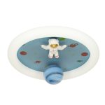 LED stropné svietidlo plafón pre detskú izbu stmievateľné LUMELA + diaľkové ovládanie astronaut – Obrázok 2