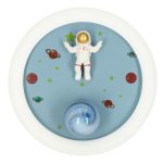 LED stropné svietidlo plafón pre detskú izbu stmievateľné LUMELA + diaľkové ovládanie astronaut – Obrázok 3