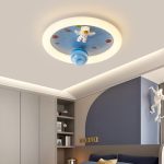 LED stropné svietidlo plafón pre detskú izbu stmievateľné LUMELA + diaľkové ovládanie astronaut – Obrázok 12