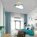 LED stropné svietidlo plafón pre detskú izbu stmievateľné LUMELA + diaľkové ovládanie cloud blue – Obrázok 10