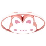 LED stropné svietidlo plafón do detskej izby stmievateľné LUMELA + diaľkové ovládanie zajačik – Obrázok 3