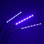 Panel LED lampy na pestovanie rastlín 3 žiarovky – Obrázok 7