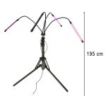 LED lampa na rast rastlín na stojane 4x80LED – Obrázok 17