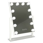 Zrkadlo na líčenie LED so žiarovkami USB 30x40cm