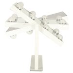Zrkadlo na líčenie LED so žiarovkami USB 25x30cm – Obrázok 3