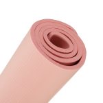 Joga gymnastika tréningová podložka fitness karimata hrubá 1,5 cm ružová + kryt – Obrázok 4