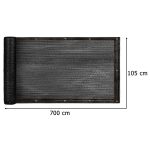 Balkónový kryt LUARO maskovacia rohož tieniaca sieť na balkón terasu 150g/m2 105x700cm UV + Tritics – Obrázok 7