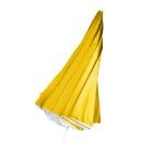 Plážový slnečník nastaviteľný rozbitný UV skladací 150cm žltý – Obrázok 5