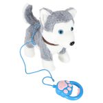 Interaktívny pes na vodítku šteká chodí vrtí chvostom Husky – Obrázok 2
