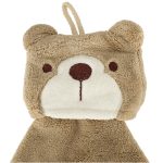 Detský detský uterák na ruky 42x25cm hnedý medvedík – Obrázok 3