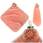 Detský uterák na ruky pre materské školy 30x30cm ružový melón – Obrázok 5