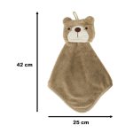 Detský detský uterák na ruky 42x25cm hnedý medvedík – Obrázok 5