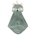 Detský uterák na ruky pre materské školy 42x25cm modrá líška – Obrázok 4