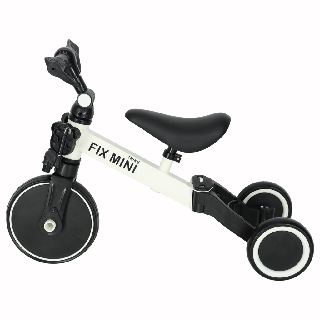 Rowerek-Trike-Fix-Mini-biegowy-trojkolowy-3w1-z-pedalami-bialy-167075 Trojkolka Fix Mini bežecká trojkolka 3v1 s pedálmi biela – Obrázok 1