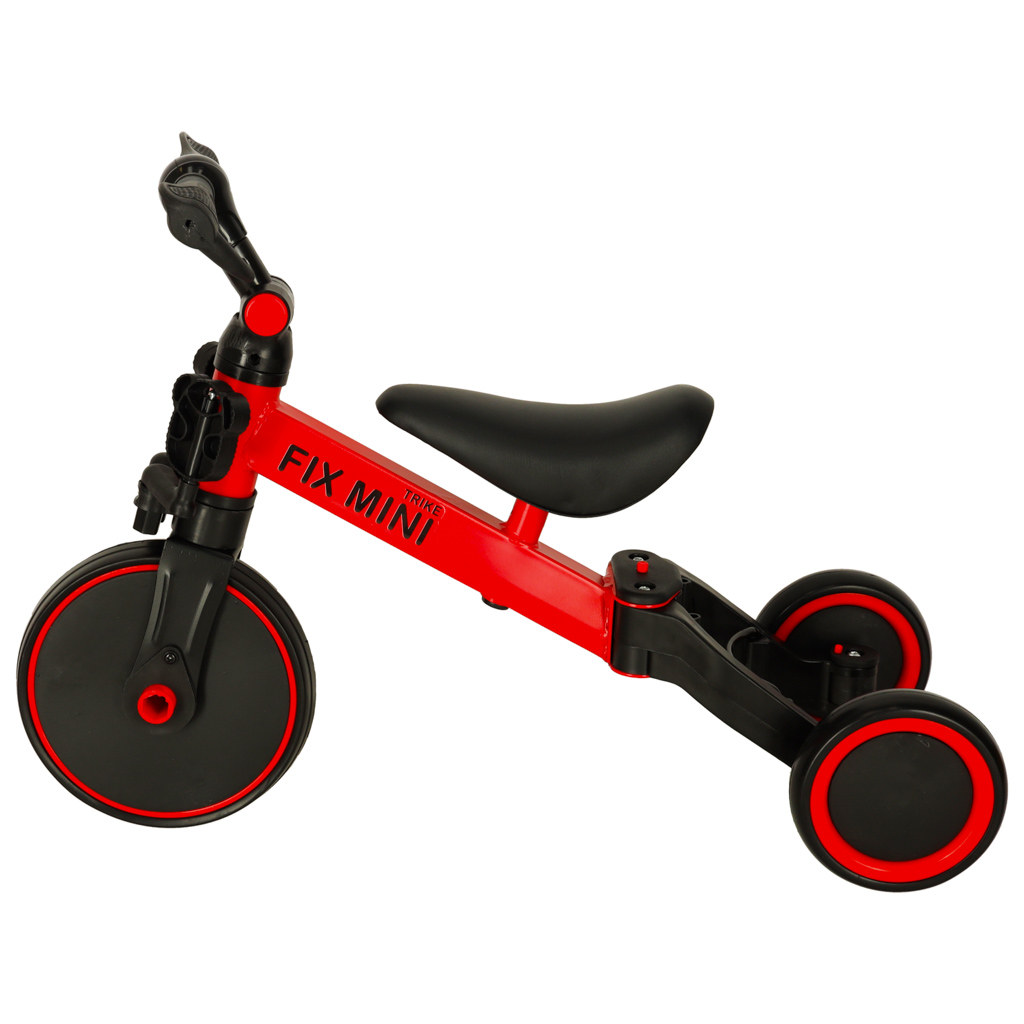 Rowerek-Trike-Fix-Mini-biegowy-trojkolowy-3w1-z-pedalami-czerwony-167061 Trojkolka Fix Mini bežecká trojkolka 3v1 s pedálmi červená – Obrázok 1