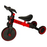 Trojkolka Fix Mini bežecká trojkolka 3v1 s pedálmi červená – Obrázok 2