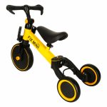 Trojkolka Fix Mini bežecká trojkolka 3v1 s pedálmi žltá – Obrázok 3