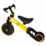 Trojkolka Fix Mini bežecká trojkolka 3v1 s pedálmi žltá – Obrázok 4