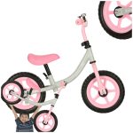 Trojkolka Fix Balance cross-country bicykel bielo-ružový – Obrázok 6