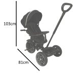 TRIKE FIX Elite trojkolka čierna – Obrázok 12