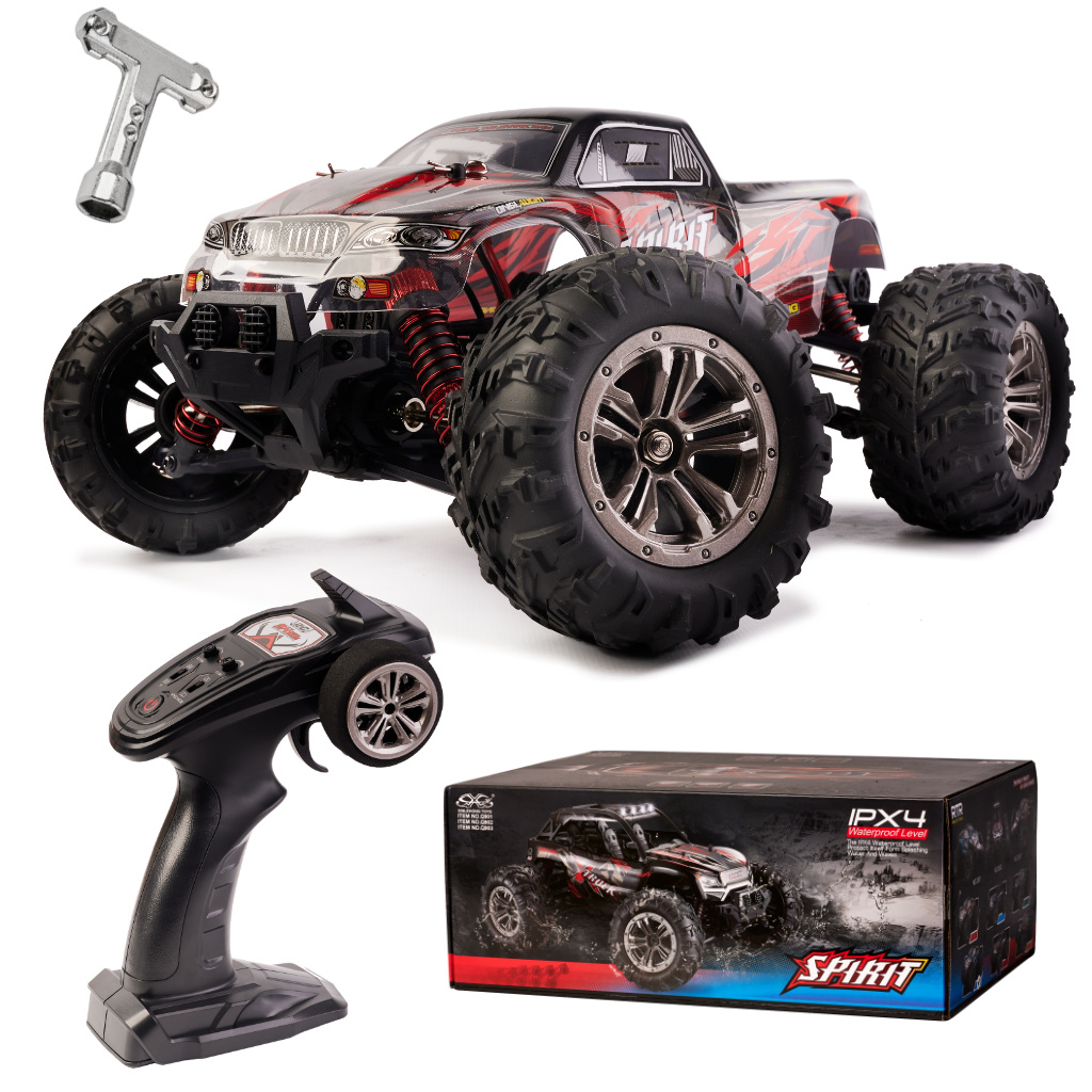 KX4953_1 Samochód RC Q901 bezszczotkowy 116 2,4G 4CH 52kmh nieb RC auto Q901 bezkartáčové 1:16 2.4G 4CH 52km/h červená – Obrázok 1