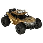 RC terénne driftovacie auto 20 km/h hnedé – Obrázok 2