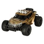 RC terénne driftovacie auto 20 km/h hnedé – Obrázok 3