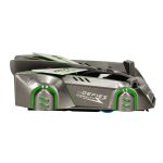 RC laserom riadené auto jazdiace po stene na laserovej šedi – Obrázok 3