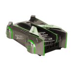 RC laserom riadené auto jazdiace po stene na laserovej šedi – Obrázok 5